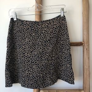 Reformation Floral Mini Skirt